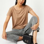 Women Cotton Solid Round Neck T-shirt