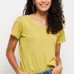 Women Solid Round Neck T-shirt