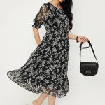 Women Printed Tiered Dress
