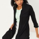 Women Solid Open-Front Shrug
