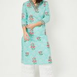 Women Floral Printed Straight Kurta
