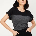 Women Colourblocked T-shirt
