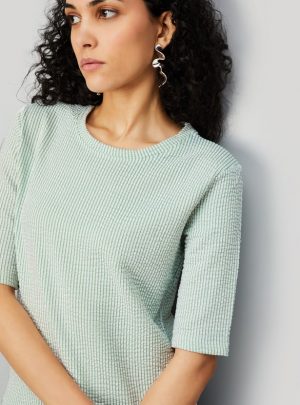 Women Striped Knit Top