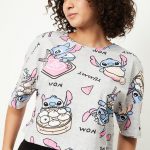 Women Stitch Print T-shirt
