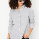 Women Regular Fit Striped Shirt