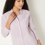 Women Regular Fit Striped Shirt