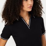 Women Solid Sports Polo T-shirt