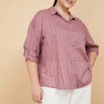 Women Embroidered Oversized Shirt