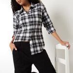 Women Checked Slim Fit Shirt