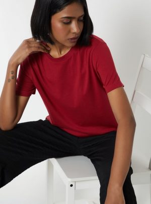Women Solid T-shirt