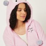 Women Embroidered Hooded Jacket