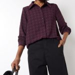 Women Swiss Dot Regular Fit Shirt