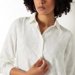 Women Textured Regular Fit Shirt