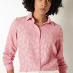 Women Textured Regular Fit Shirt