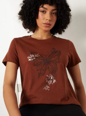 Women Floral Print T-shirt