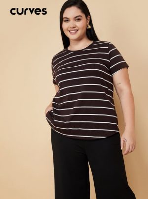 Women Striped T-shirt