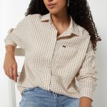 Women Checked Oversized Shirt