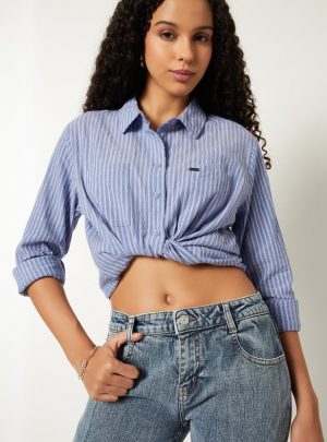 Women Striped Regular Fit Shirt