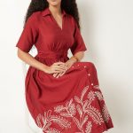 Max Embroidered Midi Dress