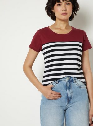 Women Striped T-shirt