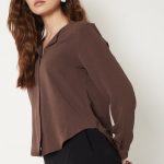 Women Solid Textured Top