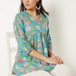 Women Floral Print Tunic