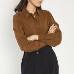 Women Solid Regular Fit Semi Formal Shirt