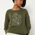 Women Embroidered T-shirt
